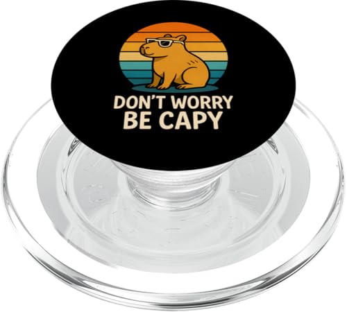 Don't Worry Be Capy PopSockets PopGrip für MagSafe Don't Worry Be Capy PopSockets PopGrip für MagSafe von Lustige Capybara Bekleidung Geschenke Capy