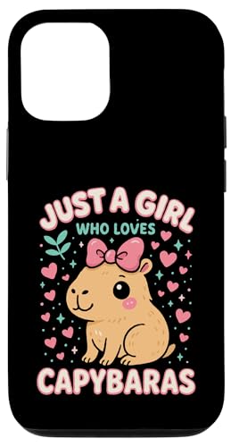 Just A Girl Who Loves Capybaras Hülle für iPhone 12/12 Pro Just A Girl Who Loves Capybaras Hülle für iPhone 12/12 Pro von Lustige Capybara Bekleidung Geschenke Capy
