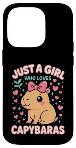 Just A Girl Who Loves Capybaras Hülle für iPhone 14 Pro Just A Girl Who Loves Capybaras Hülle für iPhone 14 Pro von Lustige Capybara Bekleidung Geschenke Capy