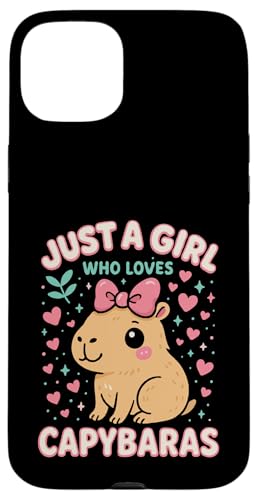 Just A Girl Who Loves Capybaras Hülle für iPhone 15 Plus Just A Girl Who Loves Capybaras Hülle für iPhone 15 Plus von Lustige Capybara Bekleidung Geschenke Capy