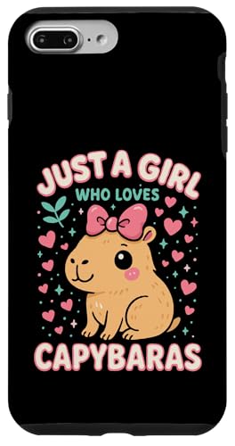 Just A Girl Who Loves Capybaras Hülle für iPhone 7 Plus/8 Plus Just A Girl Who Loves Capybaras Hülle für iPhone 7 Plus/8 Plus von Lustige Capybara Bekleidung Geschenke Capy