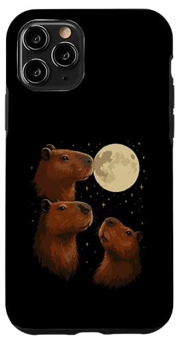 Three Capybara Moon 3 Capybara Howling At The Moon Hülle für iPhone 11 Pro Three Capybara Moon 3 Capybara Howling At The Moon Hülle für iPhone 11 Pro von Lustige Capybara Bekleidung Geschenke Capy