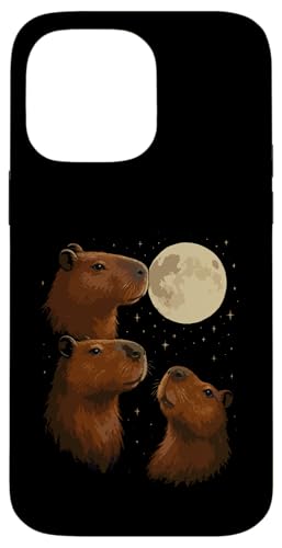 Three Capybara Moon 3 Capybara Howling At The Moon Hülle für iPhone 14 Pro Max Three Capybara Moon 3 Capybara Howling At The Moon Hülle für iPhone 14 Pro Max von Lustige Capybara Bekleidung Geschenke Capy