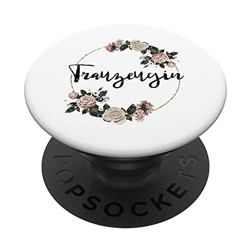 Beste Trauzeugin Grafik Geschenk Frau Danke Geschenke Trauze PopSockets mit austauschbarem PopGrip von Lustige Design-Ideen und Mehr