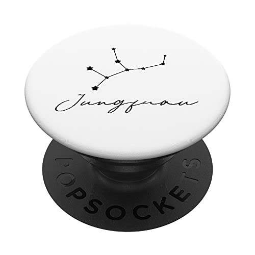 Jungfrau Sternzeichen Grafik Geschenk Horoskop Tierkreiszeic PopSockets mit austauschbarem PopGrip von Lustige Design-Ideen und Mehr