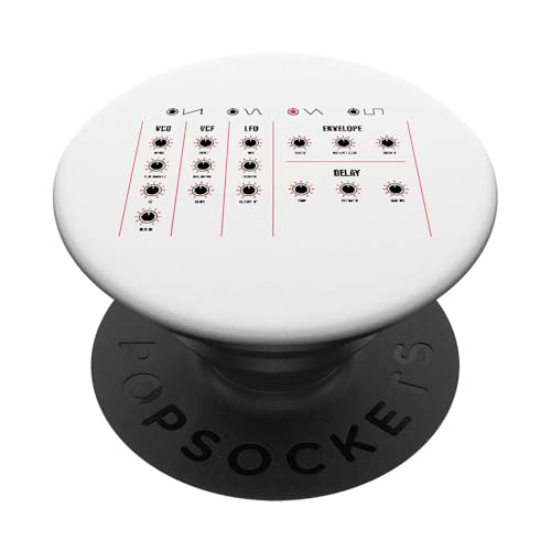 Synthesizer DJ Geschenk Grafik Musik Techno Nerd Analog Musi PopSockets Klebender PopGrip Synthesizer DJ Geschenk Grafik Musik Techno Nerd Analog Musi PopSockets Klebender PopGrip von Lustige Design-Ideen und Mehr