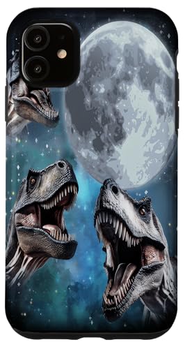 3 Tyrannosaurus heulend im Mond prähistorische Dinosaurier Hülle für iPhone 11 3 Tyrannosaurus heulend im Mond prähistorische Dinosaurier Hülle für iPhone 11 von Lustige Drei Tyrannosaurus heult auf den Mond