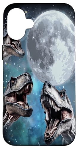 3 Tyrannosaurus heulend im Mond prähistorische Dinosaurier Hülle für iPhone 16 Plus 3 Tyrannosaurus heulend im Mond prähistorische Dinosaurier Hülle für iPhone 16 Plus von Lustige Drei Tyrannosaurus heult auf den Mond