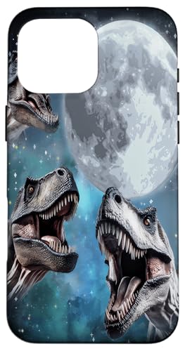3 Tyrannosaurus heulend im Mond prähistorische Dinosaurier Hülle für iPhone 16 Pro Max 3 Tyrannosaurus heulend im Mond prähistorische Dinosaurier Hülle für iPhone 16 Pro Max von Lustige Drei Tyrannosaurus heult auf den Mond
