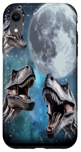 3 Tyrannosaurus heulend im Mond prähistorische Dinosaurier Hülle für iPhone XR 3 Tyrannosaurus heulend im Mond prähistorische Dinosaurier Hülle für iPhone XR von Lustige Drei Tyrannosaurus heult auf den Mond
