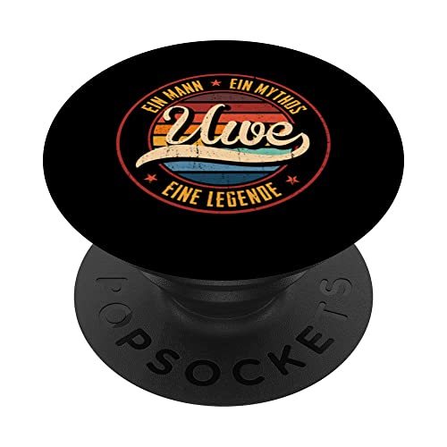 Ein Mann Ein Mythos Eine Legende Name Uwe Namens PopSockets mit austauschbarem PopGrip Ein Mann Ein Mythos Eine Legende Name Uwe Namens PopSockets mit austauschbarem PopGrip von Lustige Familie Name Nachname Geschenke