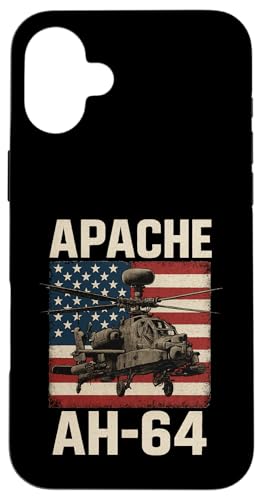 Apache AH 64 USA American Flag United States Patriotic Hülle für iPhone 16 Plus Apache AH 64 USA American Flag United States Patriotic Hülle für iPhone 16 Plus von Lustige Geschenke für Hubschrauberpiloten