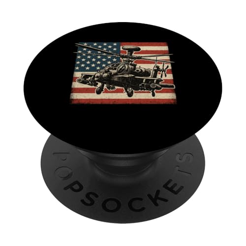 Apache AH 64 USA American Flag United States Patriotic PopSockets Klebender PopGrip Apache AH 64 USA American Flag United States Patriotic PopSockets Klebender PopGrip von Lustige Geschenke für Hubschrauberpiloten