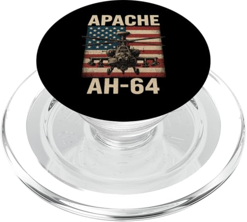 Apache AH 64 USA American Flag United States Patriotic PopSockets PopGrip für MagSafe Apache AH 64 USA American Flag United States Patriotic PopSockets PopGrip für MagSafe von Lustige Geschenke für Hubschrauberpiloten