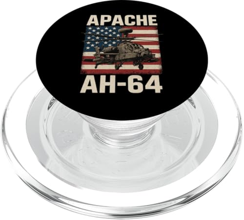Apache AH 64 USA American Flag United States Patriotic PopSockets PopGrip für MagSafe Apache AH 64 USA American Flag United States Patriotic PopSockets PopGrip für MagSafe von Lustige Geschenke für Hubschrauberpiloten
