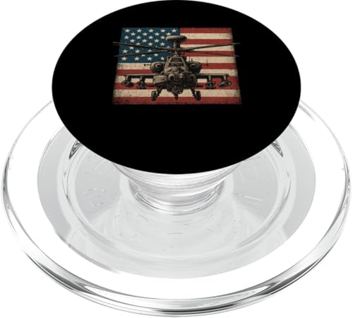 Apache AH 64 USA American Flag United States Patriotic PopSockets PopGrip für MagSafe Apache AH 64 USA American Flag United States Patriotic PopSockets PopGrip für MagSafe von Lustige Geschenke für Hubschrauberpiloten