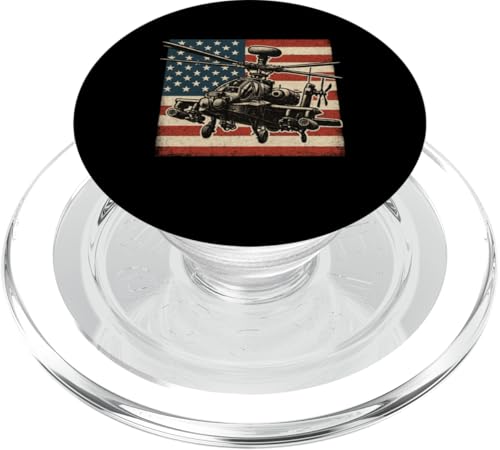 Apache AH 64 USA American Flag United States Patriotic PopSockets PopGrip für MagSafe Apache AH 64 USA American Flag United States Patriotic PopSockets PopGrip für MagSafe von Lustige Geschenke für Hubschrauberpiloten
