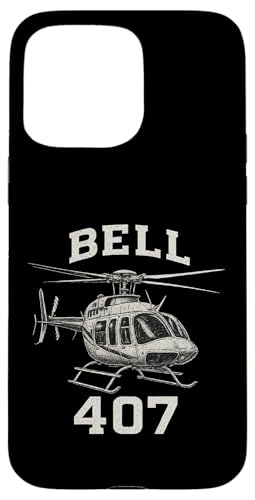 Bell 407 Hülle für iPhone 15 Pro Max von Lustige Geschenke für Hubschrauberpiloten