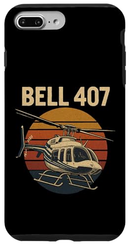Bell 407 Sunset Hülle für iPhone 7 Plus/8 Plus von Lustige Geschenke für Hubschrauberpiloten