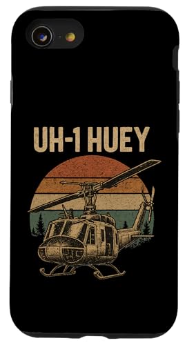 Bell UH-1 Huey Sunset Hülle für iPhone SE (2020) / 7 / 8 von Lustige Geschenke für Hubschrauberpiloten