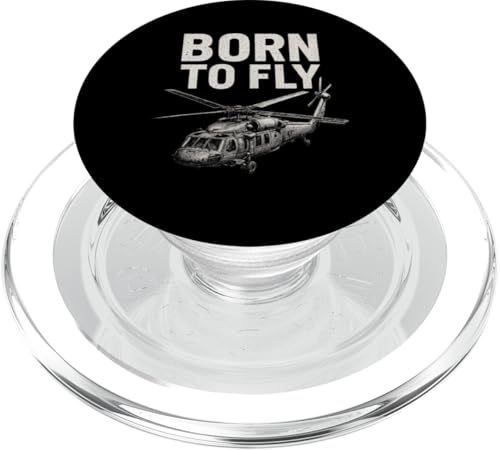 Born To Fly PopSockets PopGrip für MagSafe Born To Fly PopSockets PopGrip für MagSafe von Lustige Geschenke für Hubschrauberpiloten