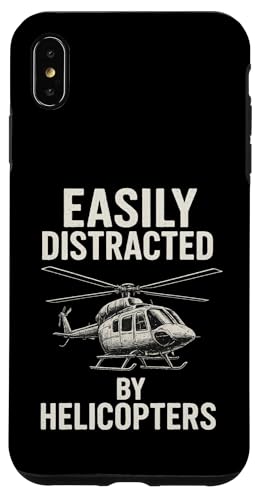 Easily Distracted By Helicopters Hülle für iPhone XS Max Easily Distracted By Helicopters Hülle für iPhone XS Max von Lustige Geschenke für Hubschrauberpiloten
