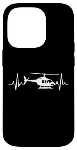 Helicopter Heartbeat Hülle für iPhone 14 Pro von Lustige Geschenke für Hubschrauberpiloten