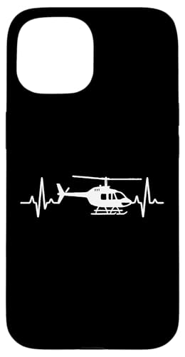 Helicopter Heartbeat Hülle für iPhone 15 von Lustige Geschenke für Hubschrauberpiloten