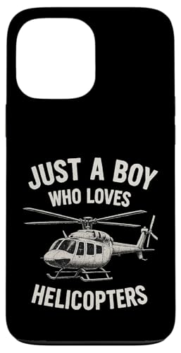 Just A Boy Who Loves Helicopters Hülle für iPhone 13 Pro Max Just A Boy Who Loves Helicopters Hülle für iPhone 13 Pro Max von Lustige Geschenke für Hubschrauberpiloten