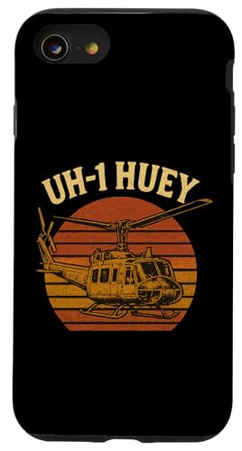 UH 1 Huey Vietnam Chopper Hülle für iPhone SE (2020) / 7 / 8 von Lustige Geschenke für Hubschrauberpiloten