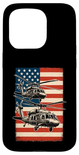 UH-60 Black Hawk Helicopter USA American Flag United States Hülle für iPhone 15 Pro UH-60 Black Hawk Helicopter USA American Flag United States Hülle für iPhone 15 Pro von Lustige Geschenke für Hubschrauberpiloten