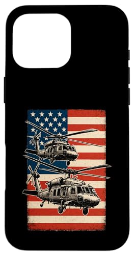UH-60 Black Hawk Helicopter USA American Flag United States Hülle für iPhone 16 Pro Max UH-60 Black Hawk Helicopter USA American Flag United States Hülle für iPhone 16 Pro Max von Lustige Geschenke für Hubschrauberpiloten