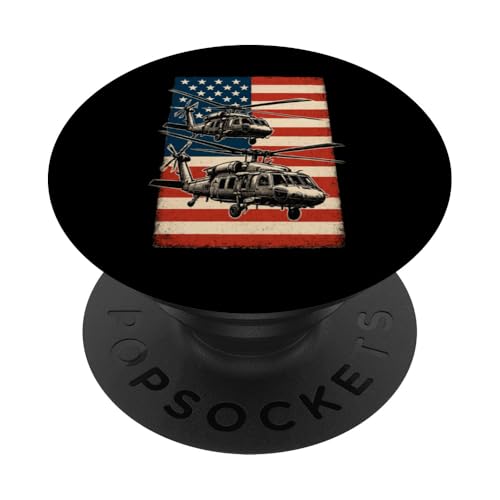 UH-60 Black Hawk Helicopter USA American Flag United States PopSockets Klebender PopGrip UH-60 Black Hawk Helicopter USA American Flag United States PopSockets Klebender PopGrip von Lustige Geschenke für Hubschrauberpiloten