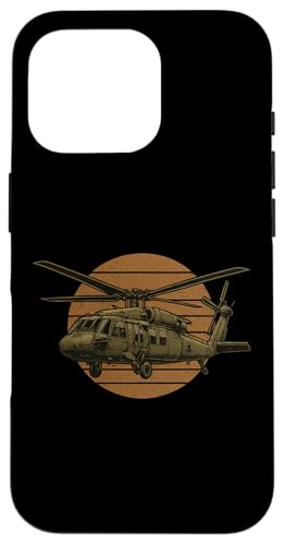 UH-60 Black Hawk Hülle für iPhone 16 Pro von Lustige Geschenke für Hubschrauberpiloten