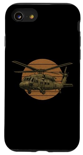 UH-60 Black Hawk Hülle für iPhone SE (2020) / 7 / 8 von Lustige Geschenke für Hubschrauberpiloten