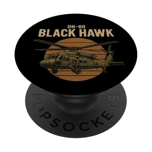 UH-60 Black Hawk PopSockets Klebender PopGrip UH-60 Black Hawk PopSockets Klebender PopGrip von Lustige Geschenke für Hubschrauberpiloten