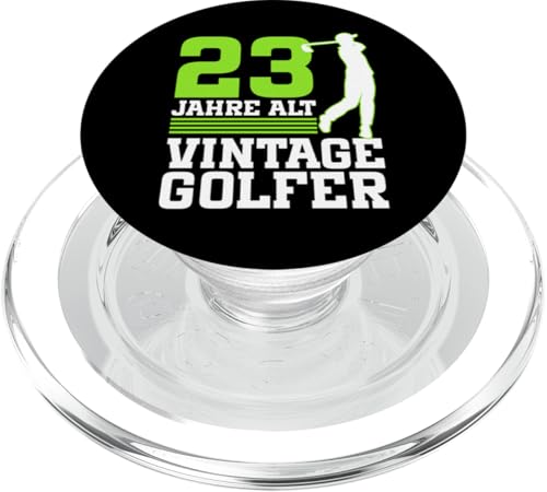 23. Geburtstag 23 Jahre Alt Golf Golfer Geburtstag PopSockets PopGrip für MagSafe von Lustige Golf Geburtstagsdesigns