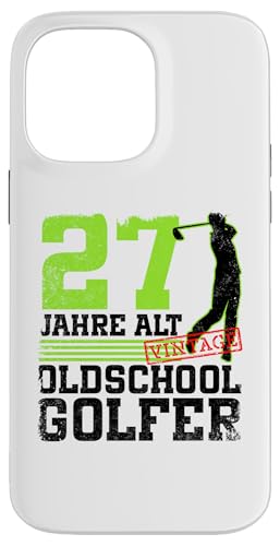 27. Geburtstag 27 Jahre Alt Golf Golfer Geburtstag Hülle für iPhone 14 Pro Max 27. Geburtstag 27 Jahre Alt Golf Golfer Geburtstag Hülle für iPhone 14 Pro Max von Lustige Golf Geburtstagsdesigns