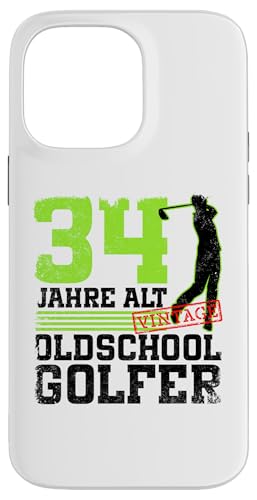 34. Geburtstag 34 Jahre Alt Golf Golfer Geburtstag Hülle für iPhone 14 Pro Max 34. Geburtstag 34 Jahre Alt Golf Golfer Geburtstag Hülle für iPhone 14 Pro Max von Lustige Golf Geburtstagsdesigns