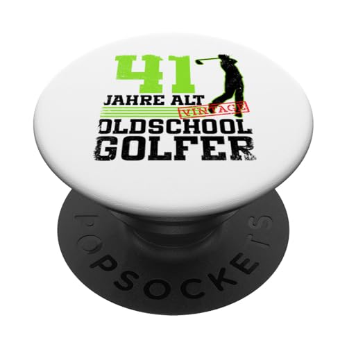 41. Geburtstag 41 Jahre Alt Golf Golfer Geburtstag PopSockets Klebender PopGrip 41. Geburtstag 41 Jahre Alt Golf Golfer Geburtstag PopSockets Klebender PopGrip von Lustige Golf Geburtstagsdesigns