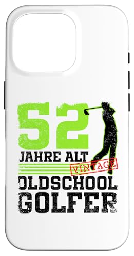 52. Geburtstag 52 Jahre Alt Golf Golfer Geburtstag Hülle für iPhone 16 Pro 52. Geburtstag 52 Jahre Alt Golf Golfer Geburtstag Hülle für iPhone 16 Pro von Lustige Golf Geburtstagsdesigns