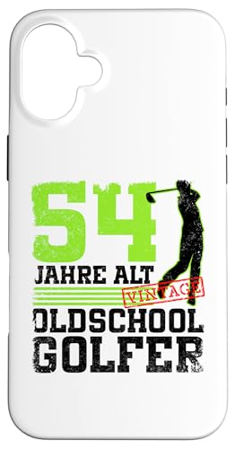 54. Geburtstag 54 Jahre Alt Golf Golfer Geburtstag Hülle für iPhone 16 Plus 54. Geburtstag 54 Jahre Alt Golf Golfer Geburtstag Hülle für iPhone 16 Plus von Lustige Golf Geburtstagsdesigns
