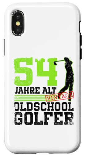 54. Geburtstag 54 Jahre Alt Golf Golfer Geburtstag Hülle für iPhone X/XS 54. Geburtstag 54 Jahre Alt Golf Golfer Geburtstag Hülle für iPhone X/XS von Lustige Golf Geburtstagsdesigns