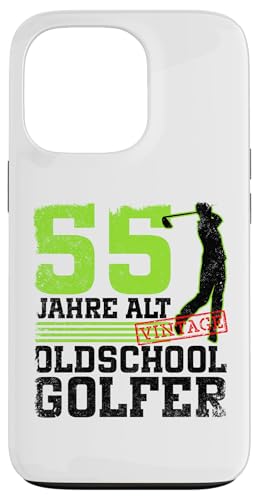 55. Geburtstag 55 Jahre Alt Golf Golfer Geburtstag Hülle für iPhone 13 Pro von Lustige Golf Geburtstagsdesigns