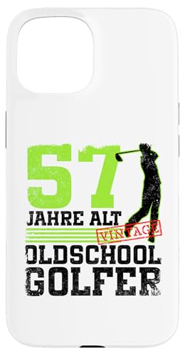 57. Geburtstag 57 Jahre Alt Golf Golfer Geburtstag Hülle für iPhone 15 57. Geburtstag 57 Jahre Alt Golf Golfer Geburtstag Hülle für iPhone 15 von Lustige Golf Geburtstagsdesigns