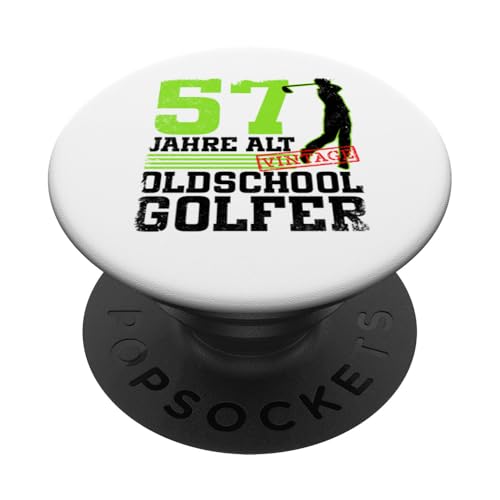57. Geburtstag 57 Jahre Alt Golf Golfer Geburtstag PopSockets Klebender PopGrip 57. Geburtstag 57 Jahre Alt Golf Golfer Geburtstag PopSockets Klebender PopGrip von Lustige Golf Geburtstagsdesigns