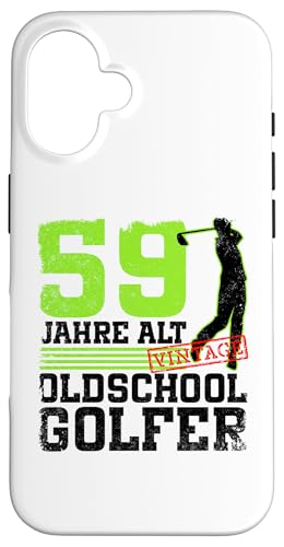 59. Geburtstag 59 Jahre Alt Golf Golfer Geburtstag Hülle für iPhone 16 59. Geburtstag 59 Jahre Alt Golf Golfer Geburtstag Hülle für iPhone 16 von Lustige Golf Geburtstagsdesigns
