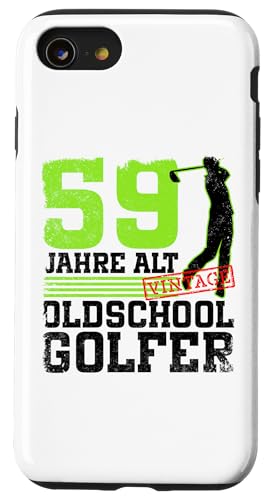 59. Geburtstag 59 Jahre Alt Golf Golfer Geburtstag Hülle für iPhone SE (2020) / 7 / 8 von Lustige Golf Geburtstagsdesigns