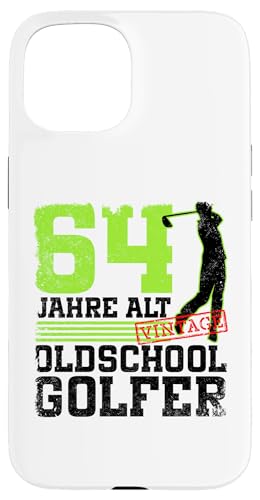 64. Geburtstag 64 Jahre Alt Golf Golfer Geburtstag Hülle für iPhone 15 64. Geburtstag 64 Jahre Alt Golf Golfer Geburtstag Hülle für iPhone 15 von Lustige Golf Geburtstagsdesigns