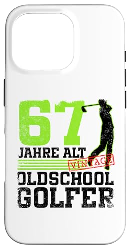 67. Geburtstag 67 Jahre Alt Golf Golfer Geburtstag Hülle für iPhone 16 Pro 67. Geburtstag 67 Jahre Alt Golf Golfer Geburtstag Hülle für iPhone 16 Pro von Lustige Golf Geburtstagsdesigns